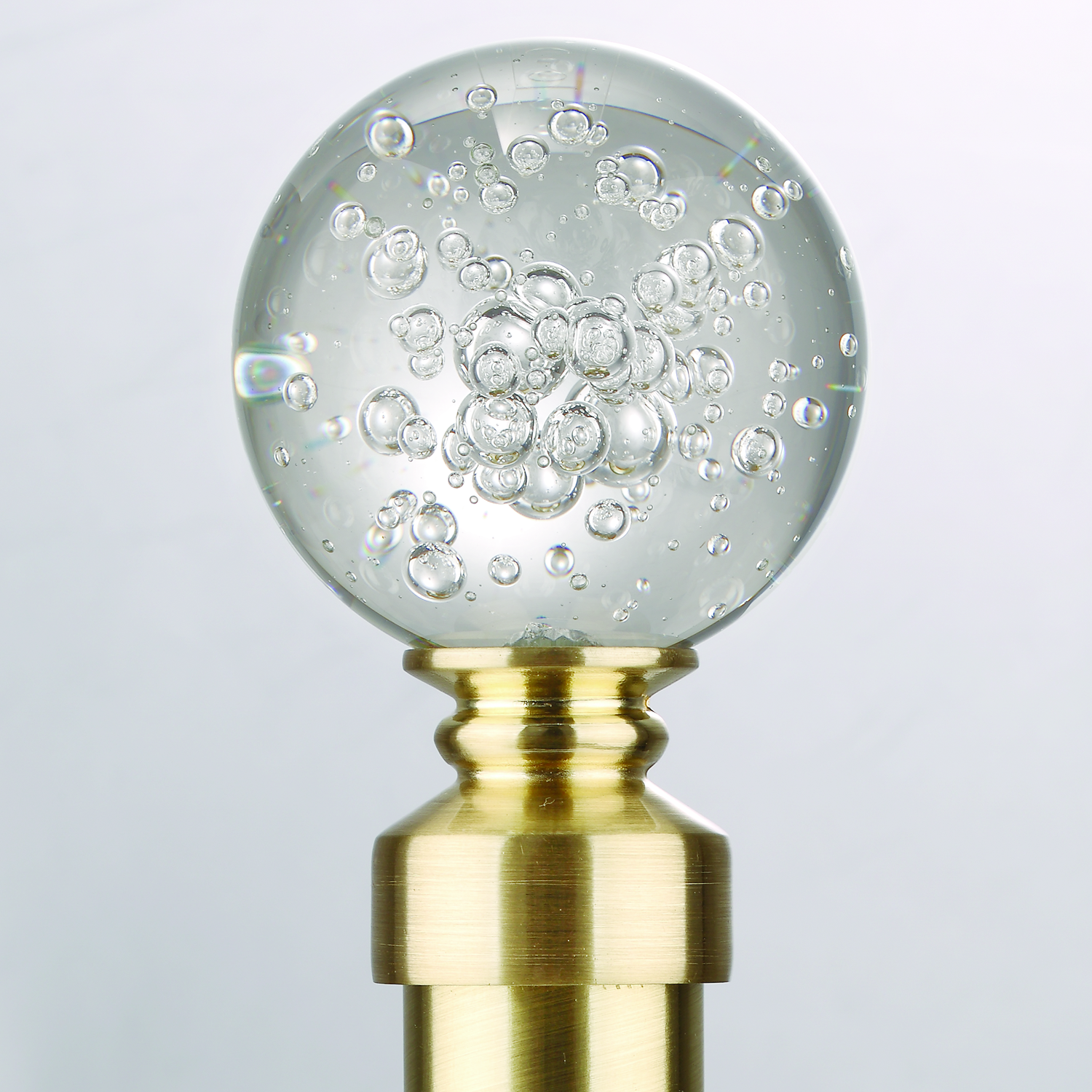 Luméa Brushed Brass Curtain Rod Set – Smooth Rings, $125 Visit