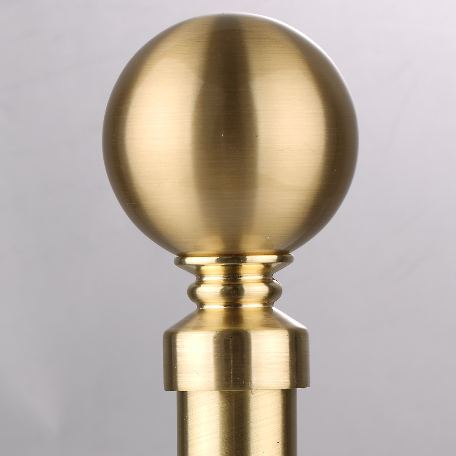 Luméa Brushed Brass Curtain Rod Set – Smooth Rings, $125 Visit