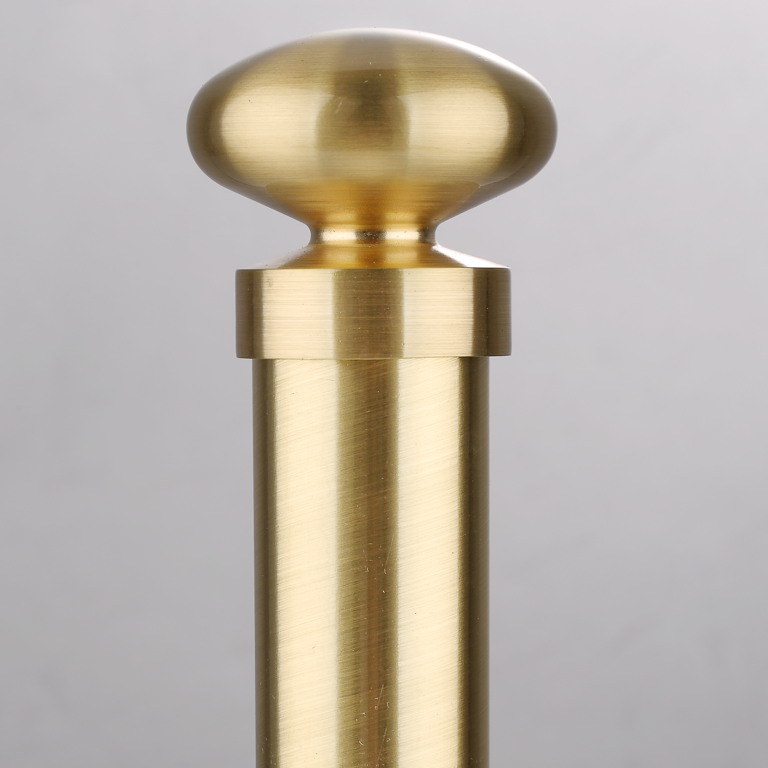 Luméa Brushed Brass Curtain Rod Set – Smooth Rings, $125 Visit