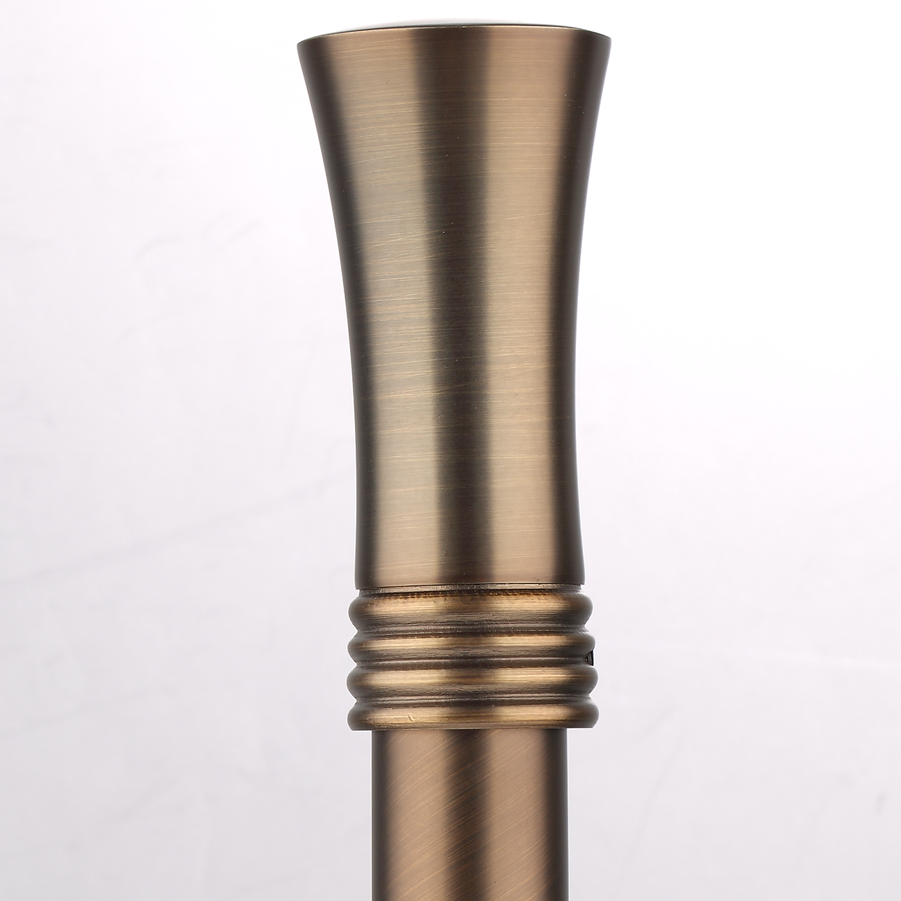 Luméa Heritage Bronze Curtain Rod Set – Smooth Rings, $125 Visit