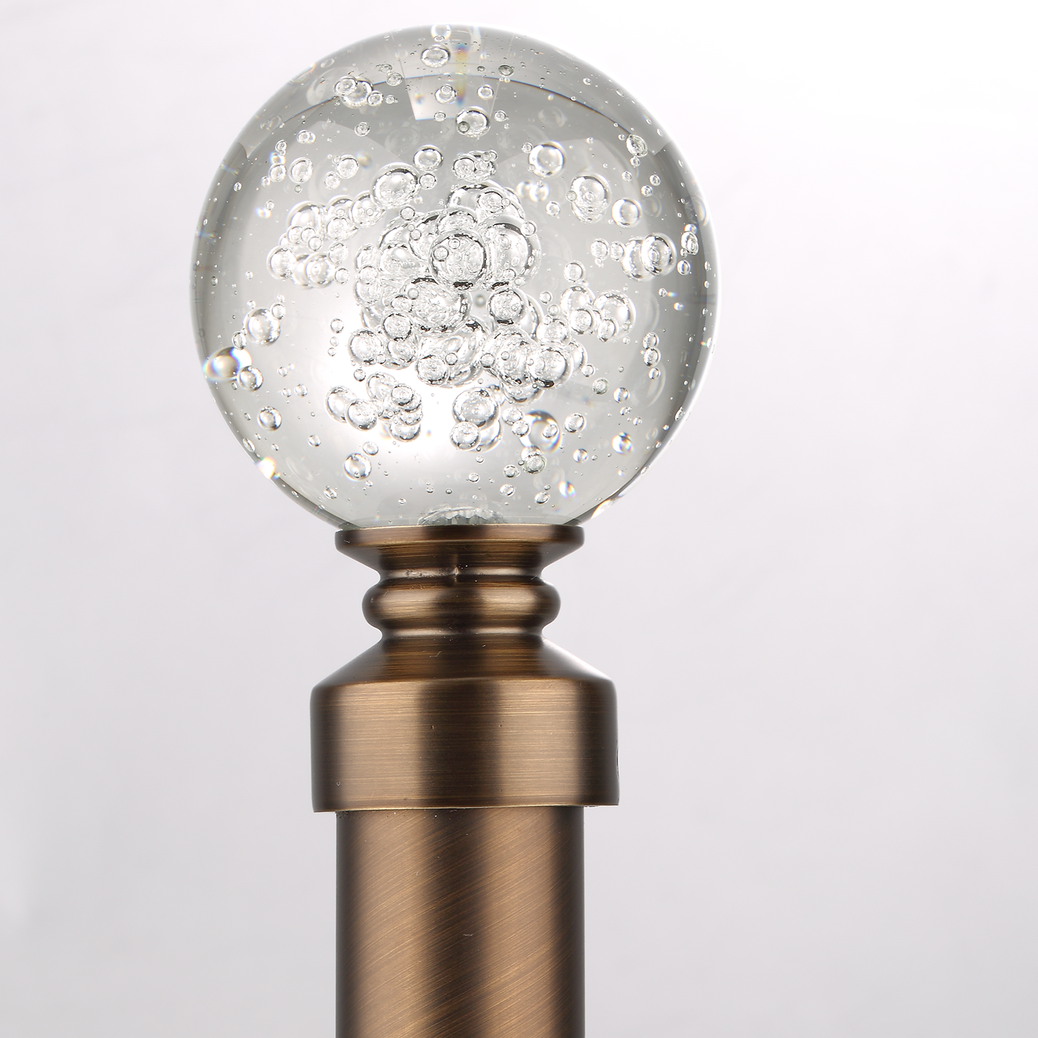 Luméa Heritage Bronze Curtain Rod Set – Smooth Rings, $125 Visit