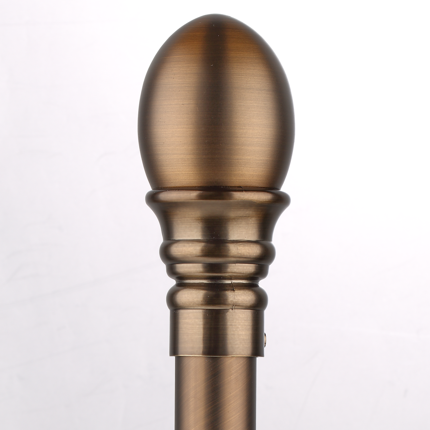 Luméa Heritage Bronze Curtain Rod Set – Smooth Rings, $125 Visit