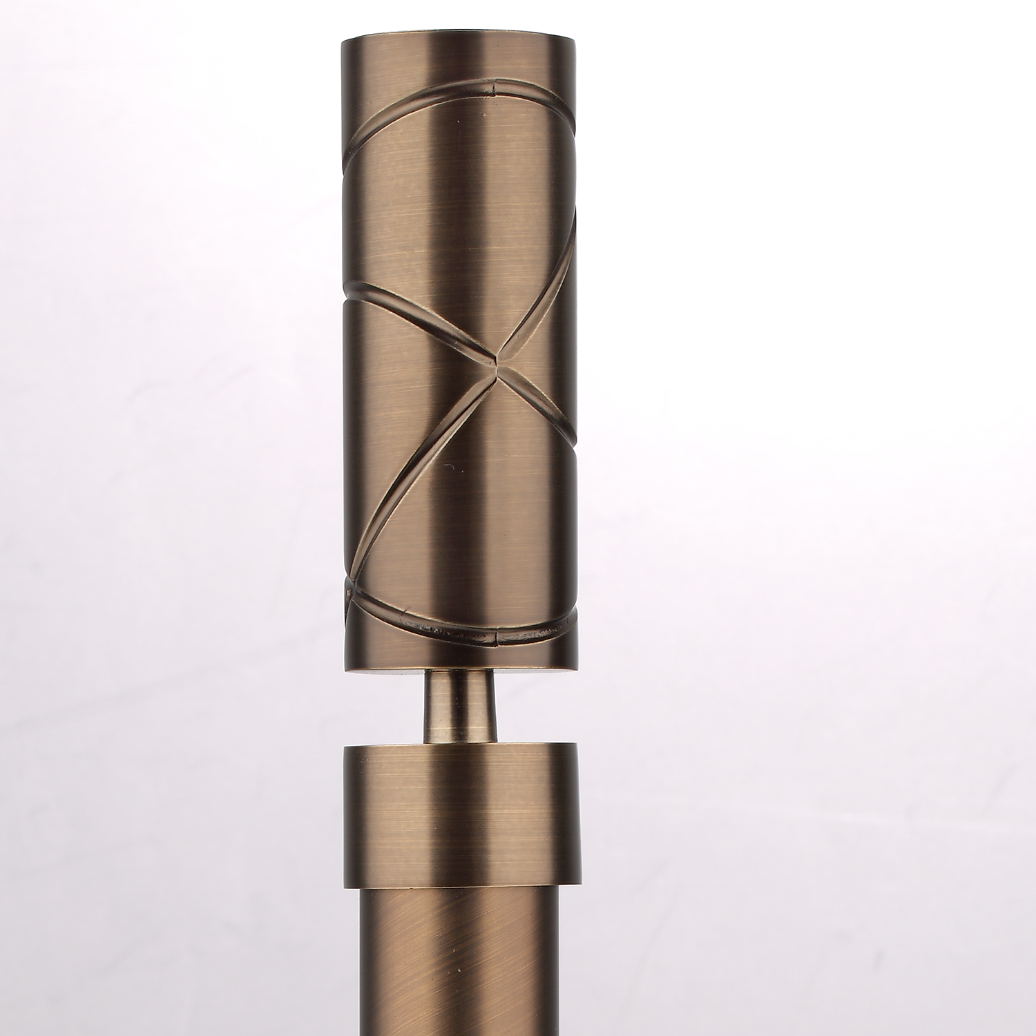 Luméa Heritage Bronze Curtain Rod Set – Smooth Rings, $125 Visit