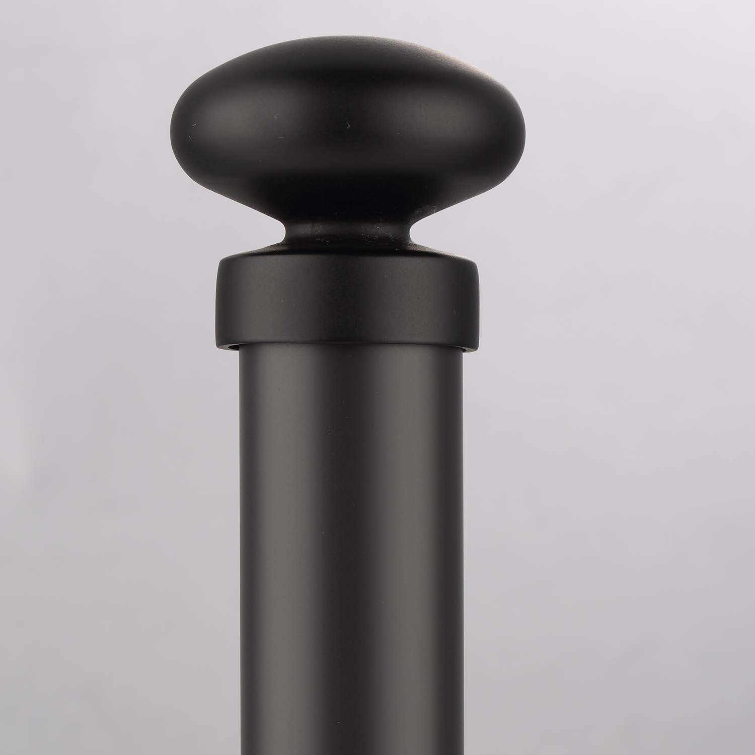 Luméa Classic Satin Black Curtain Rod Set – Smooth Rings, $125 Visit