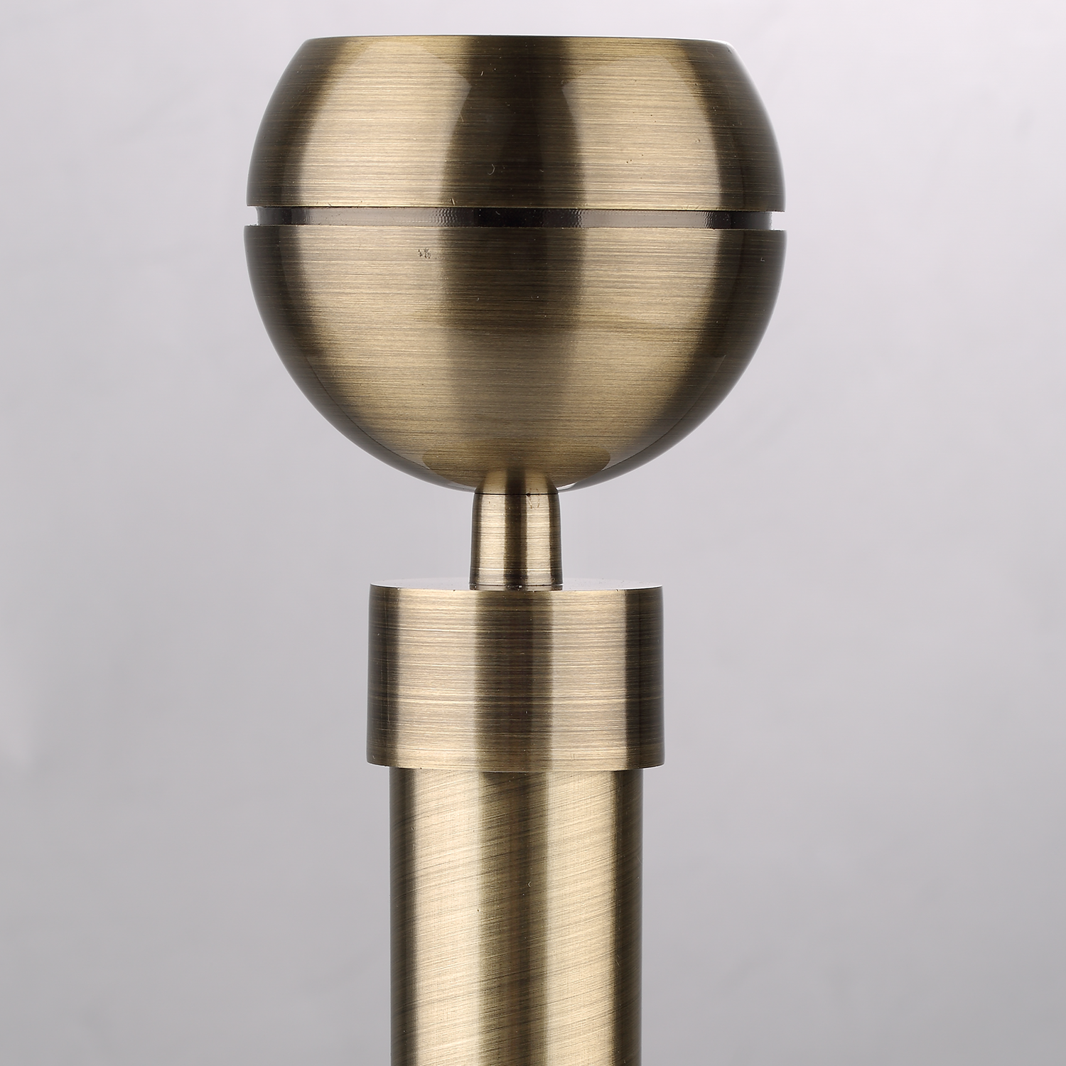 Luméa Brushed Antique Green Bronze Curtain Rod Set – $125 Visit