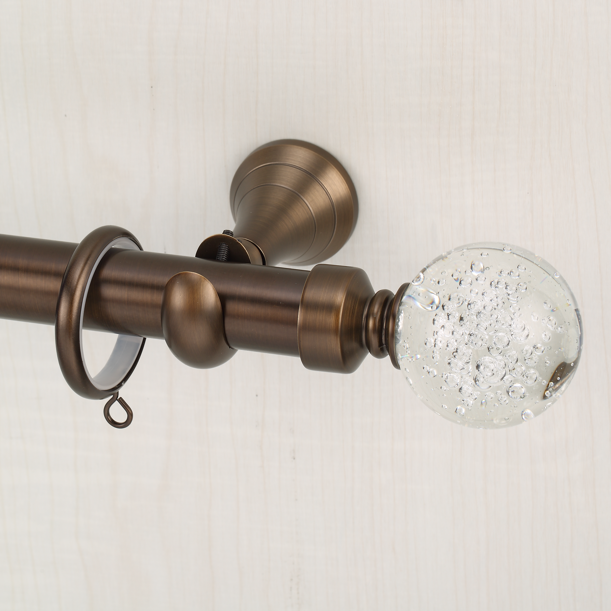 Luméa Heritage Bronze Curtain Rod Set – Smooth Rings, $125 Visit