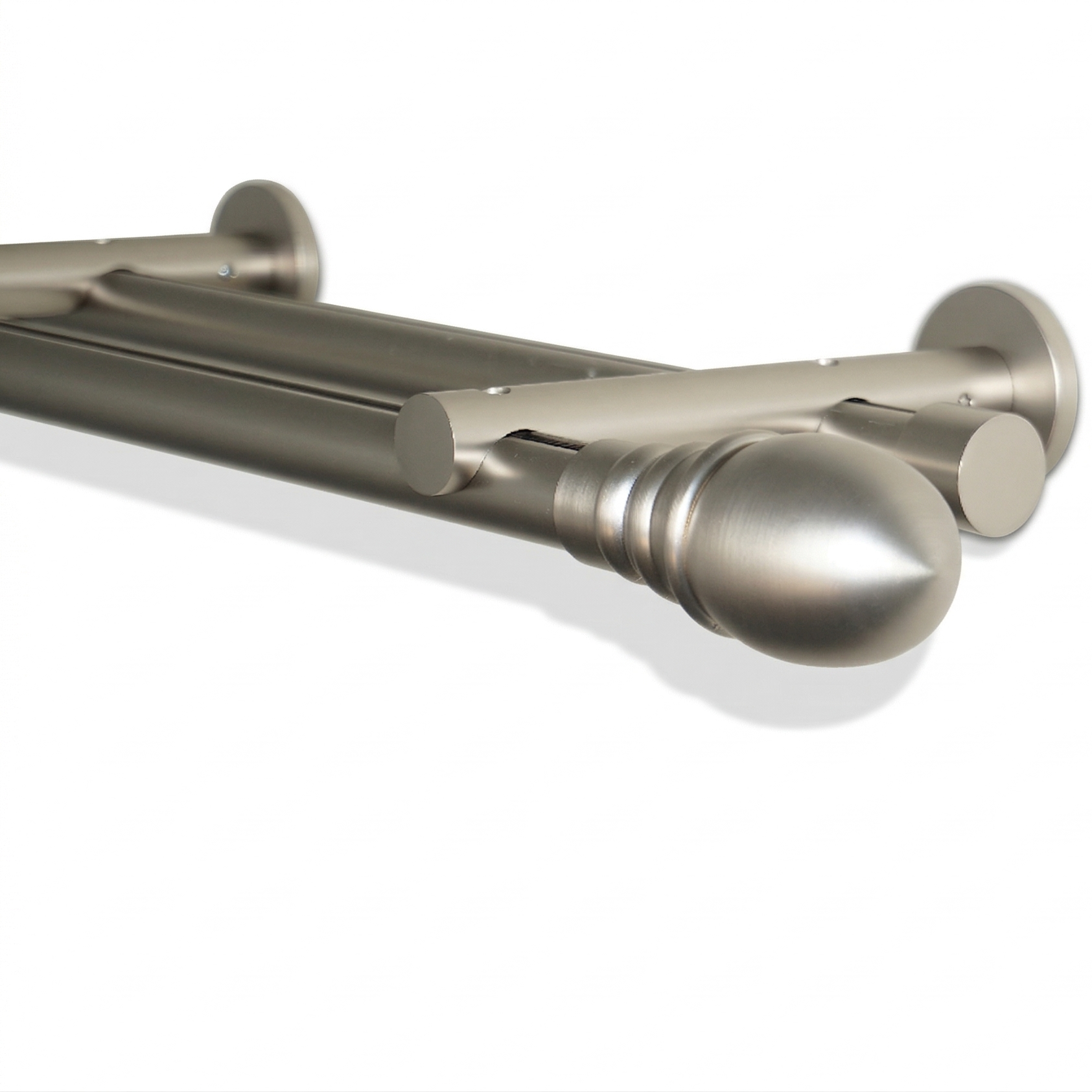 Luméa Soft Nickel Hidden Glide Curtain Rod Measurement – $125 Visit