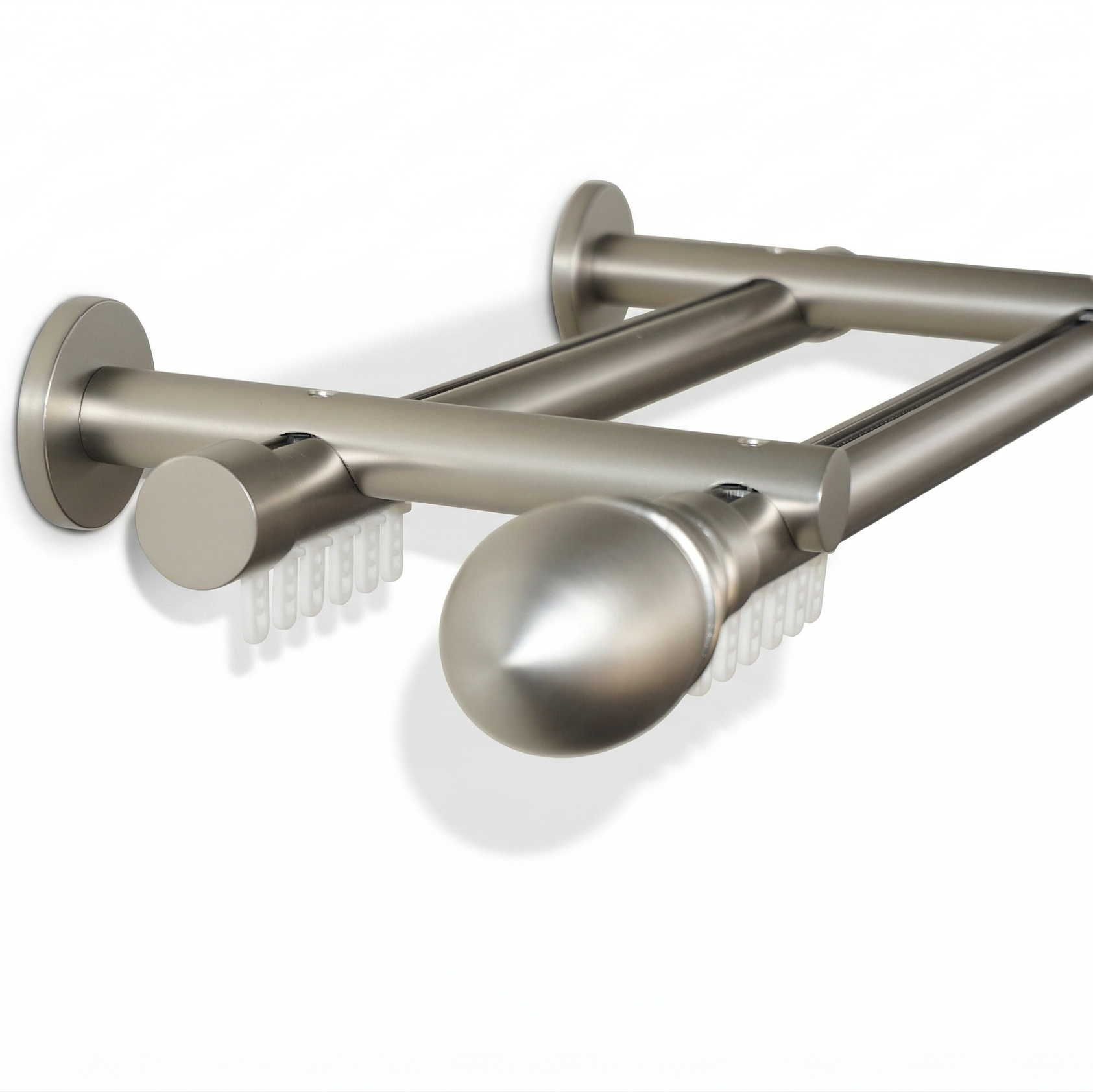 Luméa Soft Nickel Hidden Glide Curtain Rod Measurement – $125 Visit