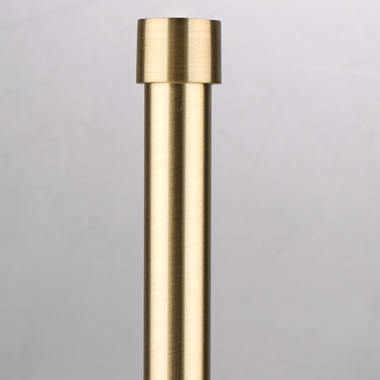 Luméa Brushed Brass Curtain Rod Set – Smooth Rings, $125 Visit