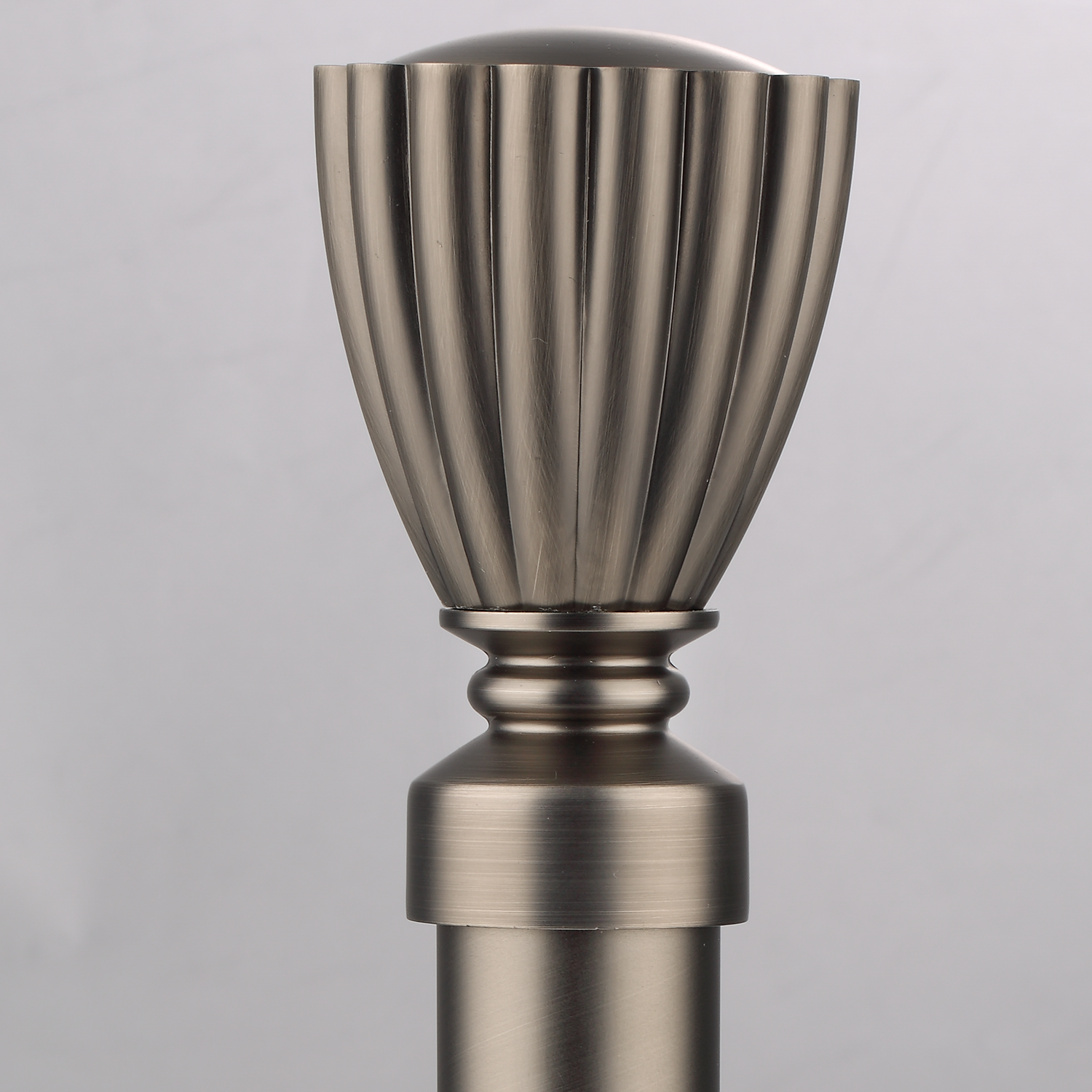 Luméa Brushed Antique Tin Curtain Rod Set – Smooth Rings, $125 Visit