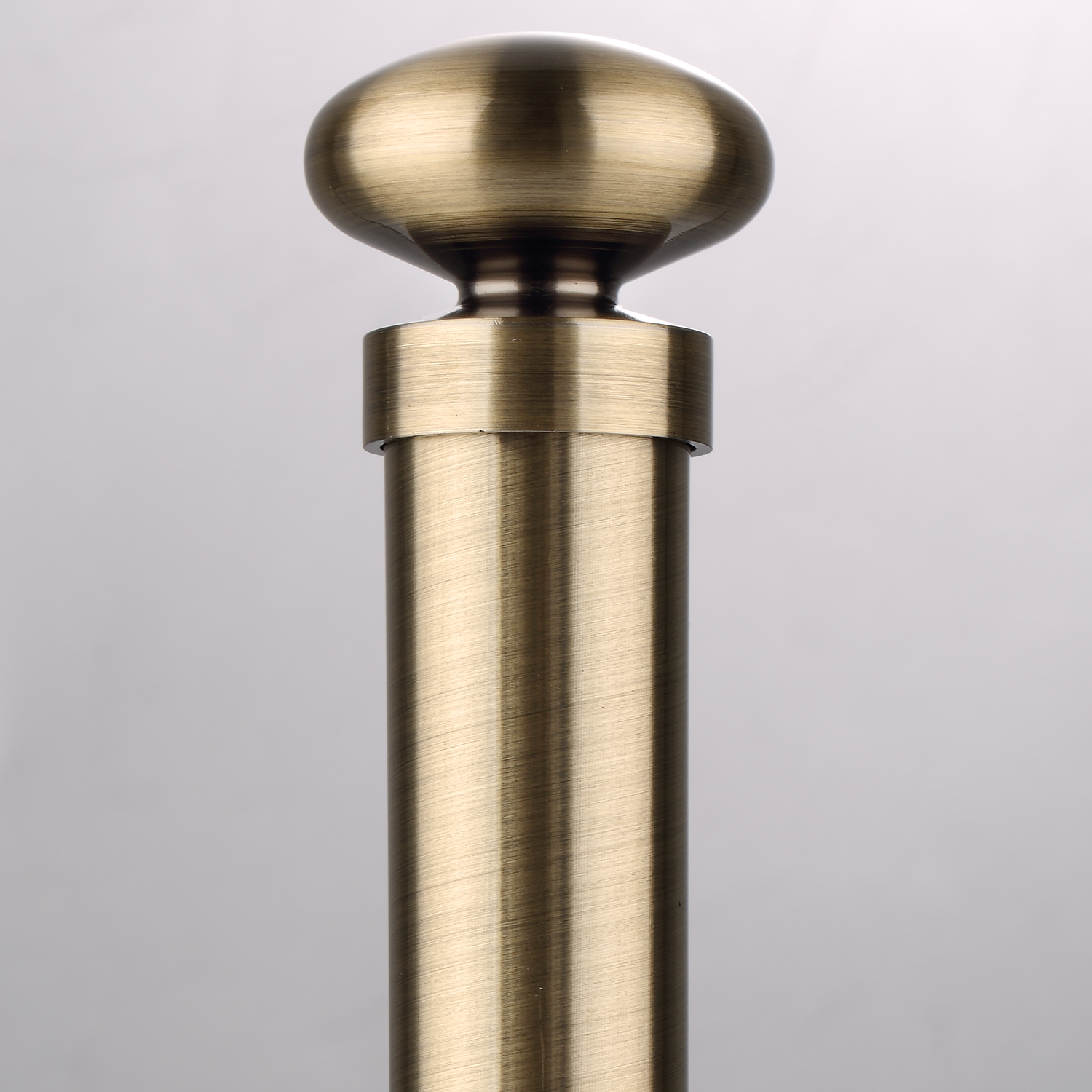 Luméa Brushed Antique Green Bronze Curtain Rod Set – $125 Visit