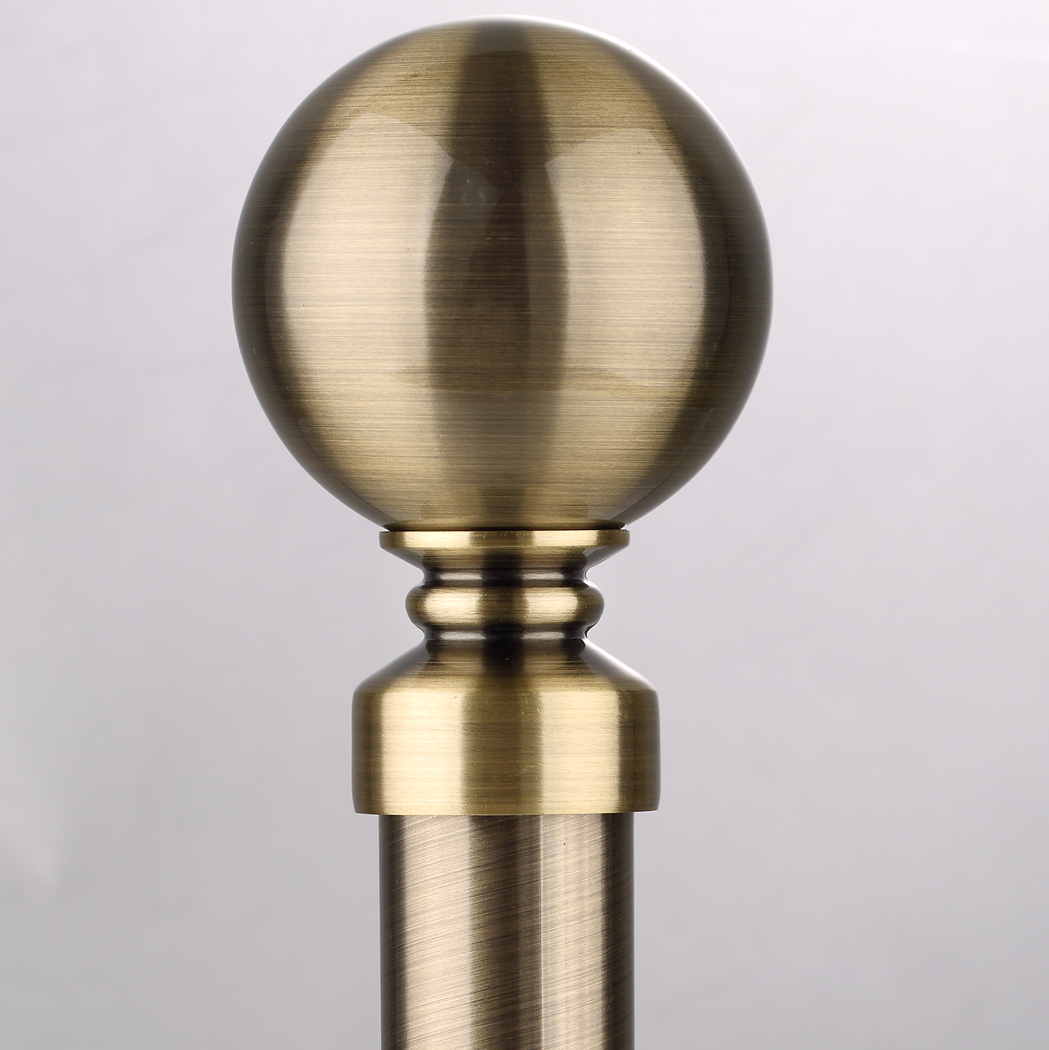 Luméa Brushed Antique Green Bronze Curtain Rod Set – $125 Visit