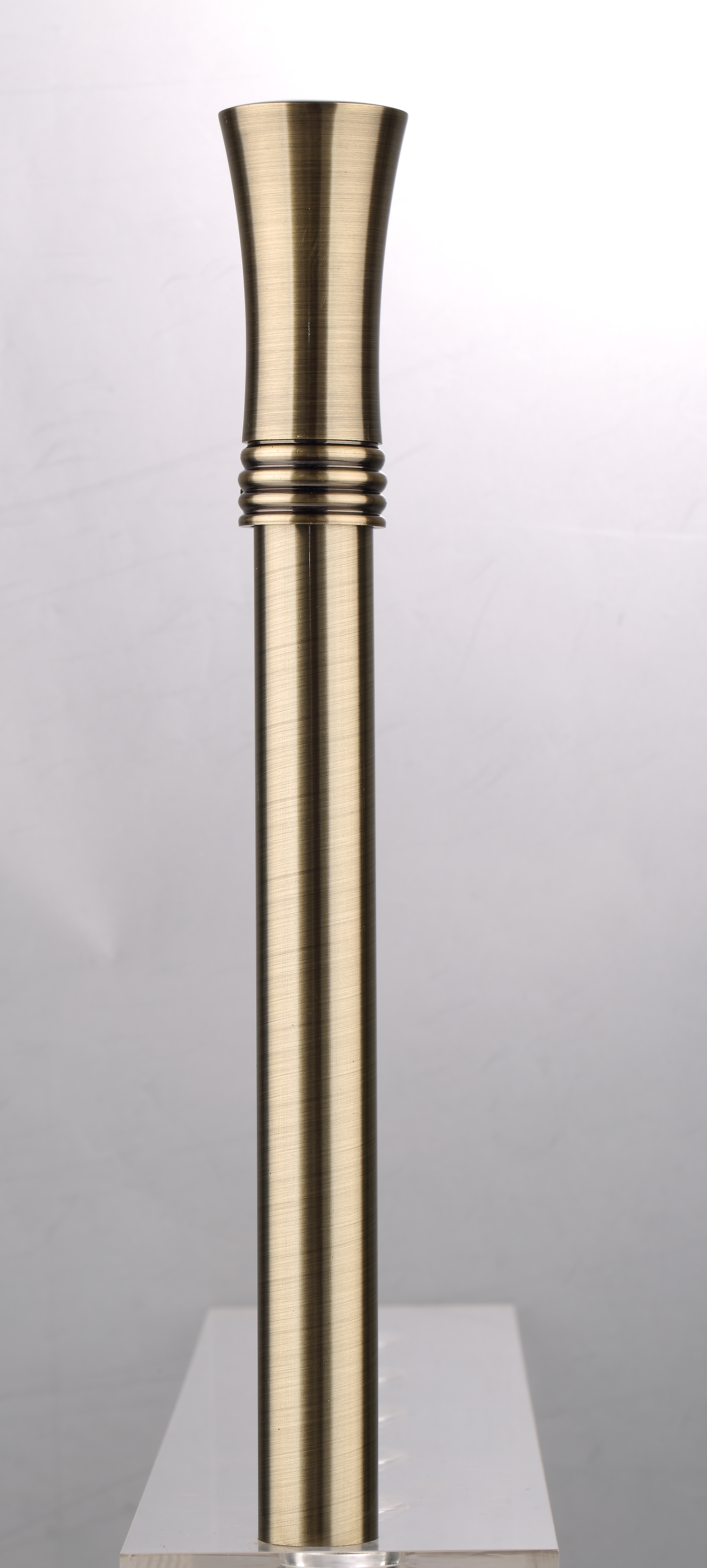 Luméa Brushed Antique Green Bronze Curtain Rod Set – $125 Visit