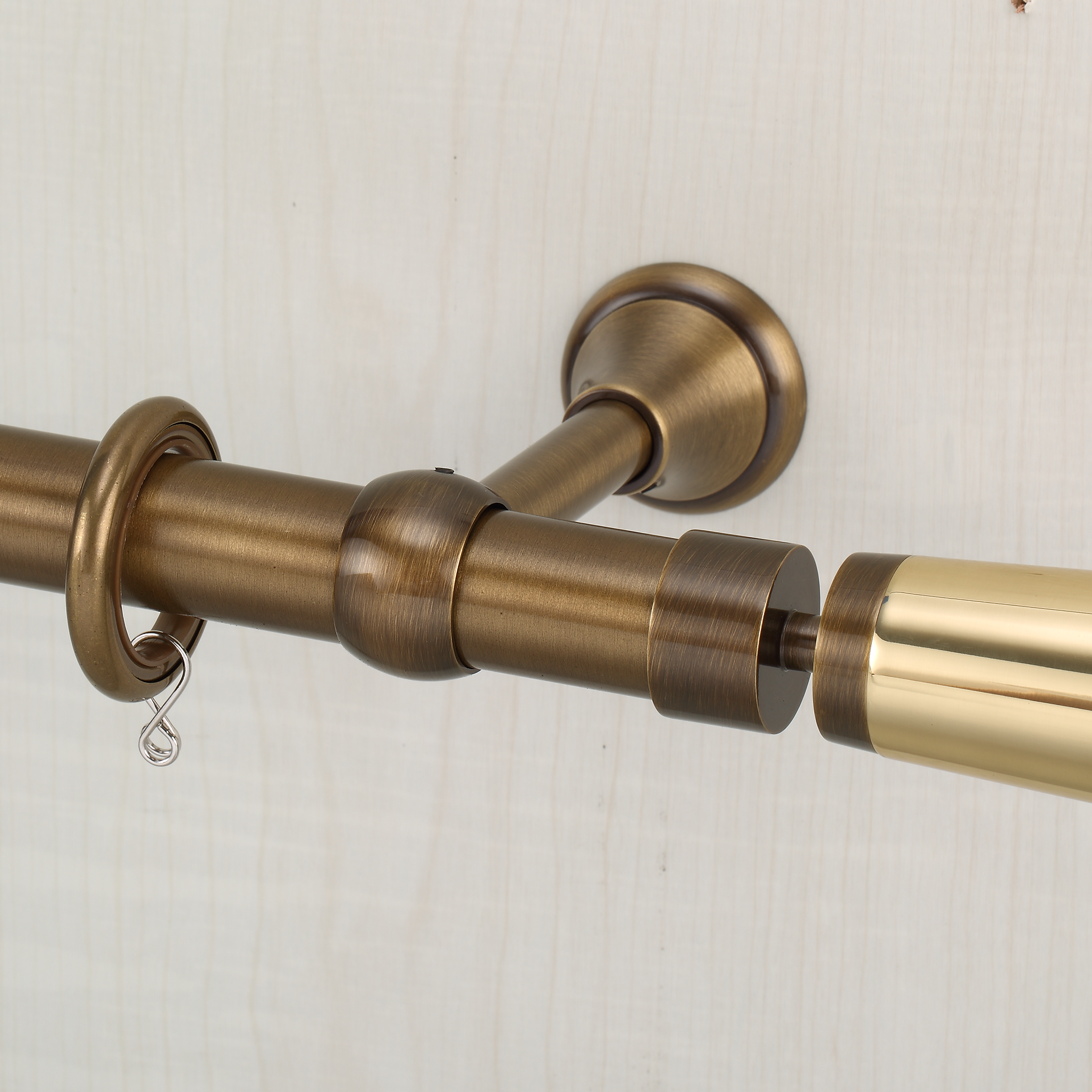 Luméa Architect Bronze Curtain Rod Set – Smooth Rings, $125 Visit