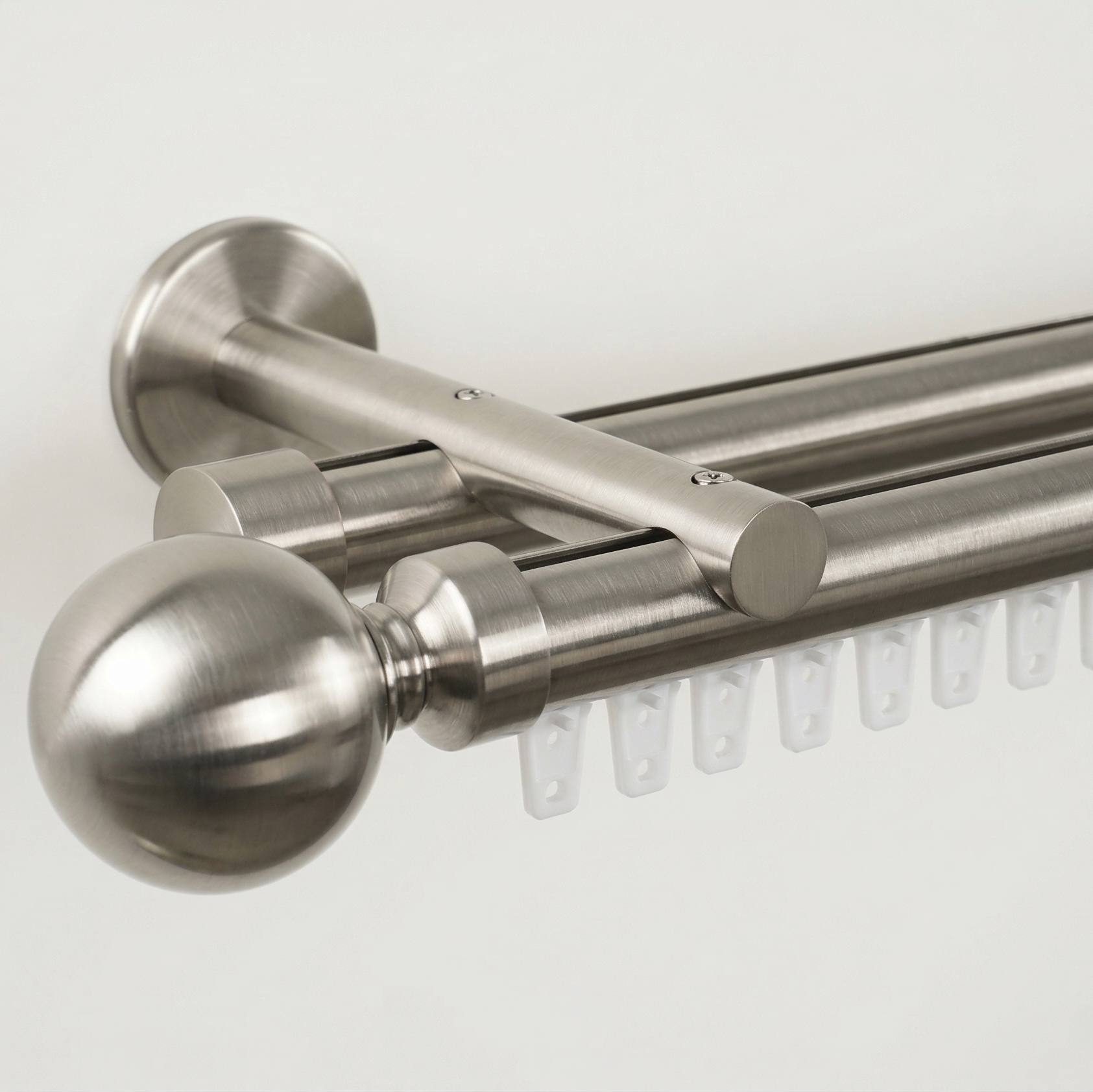 Luméa Soft Nickel Hidden Glide Curtain Rod Measurement – $125 Visit