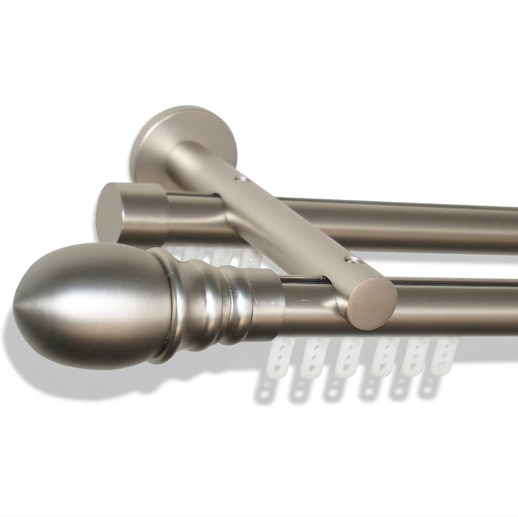 Luméa Soft Nickel Hidden Glide Curtain Rod Measurement – $125 Visit
